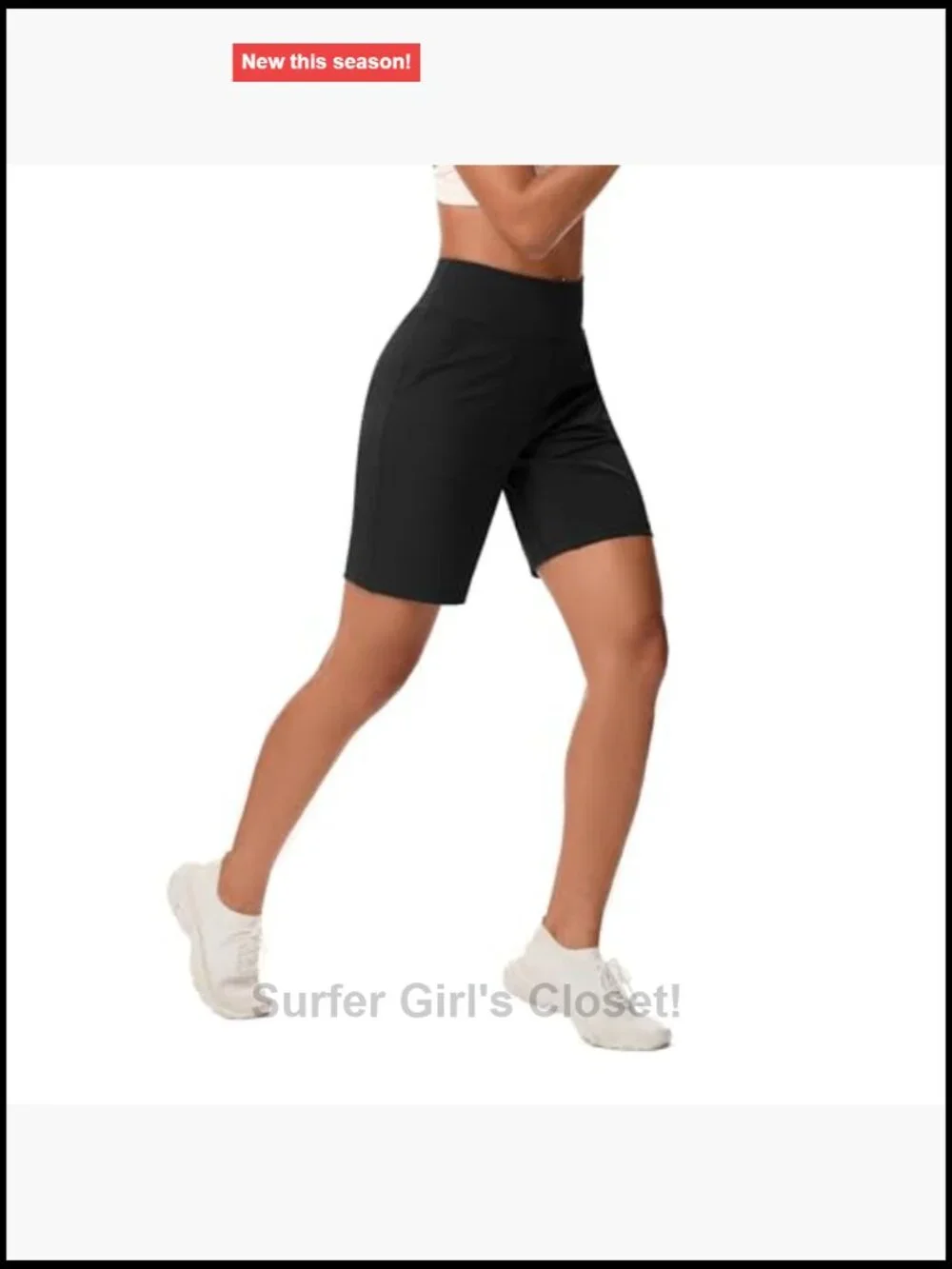 High Waisted Bermuda Shorts with Zipper Pocket 9